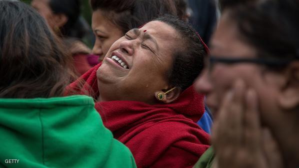 تضرر 8 ملایین شخص من زلزال النیبال وارتفاع حصیلة القتلی